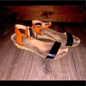 Black and Brown Sandal